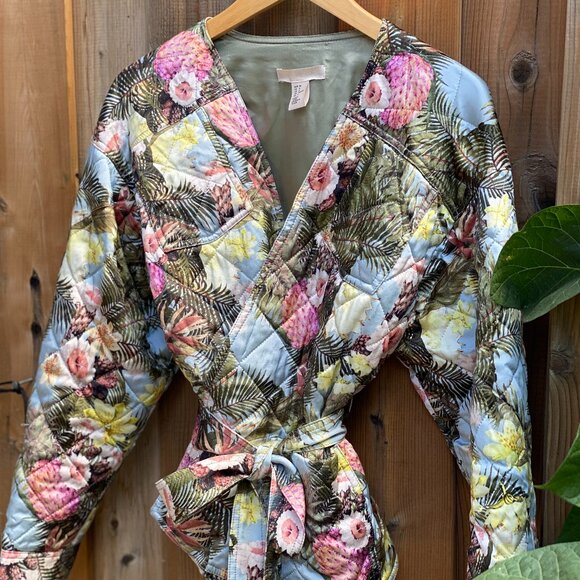 H&M | Green Multi Wrap Jacket | Size 8 |  Rare Find - Picture 2 of 11